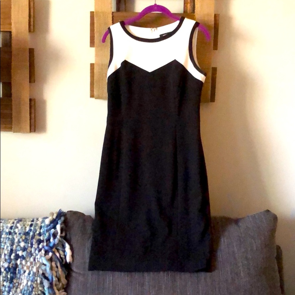 Black and white dress